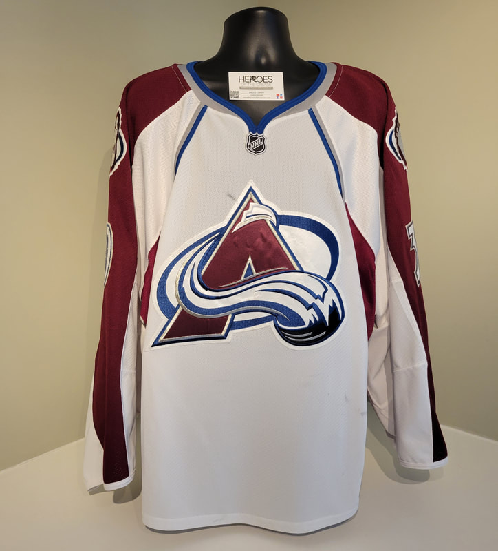 NHL Colorado Avalanche 2013-14 uniform and jersey original art