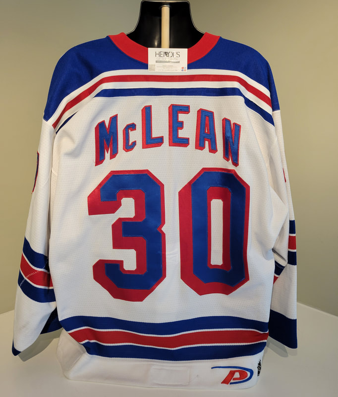 1986-87 Kirk McLean Maine Mariners Game Worn Jersey – Kirk McLean Letter